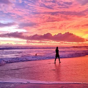 Sunset in Santa Teresa, one of the best places to visit in Costa Rica