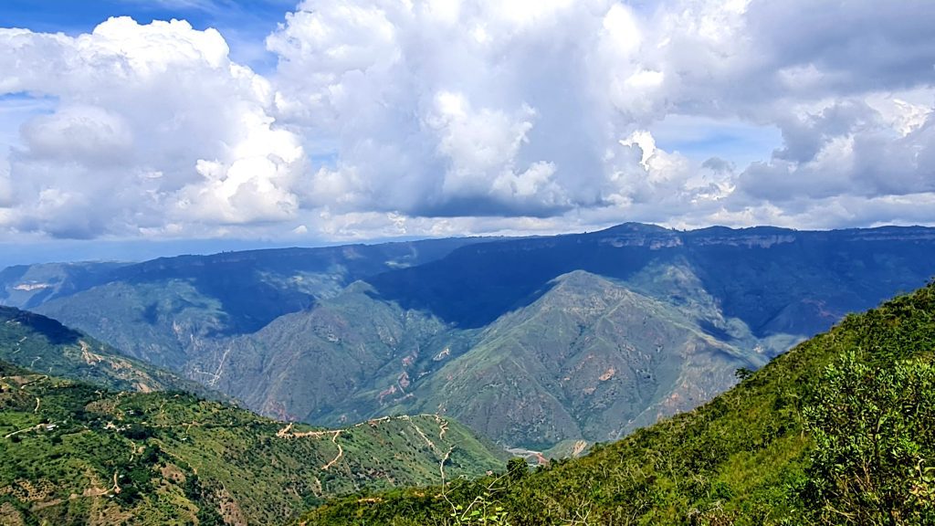 Views around San Gil in Colombia