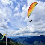 Paragliding in Colombia.