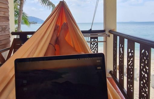 Remote work in a hammock in Koh Phangan - How to become a digital nomad