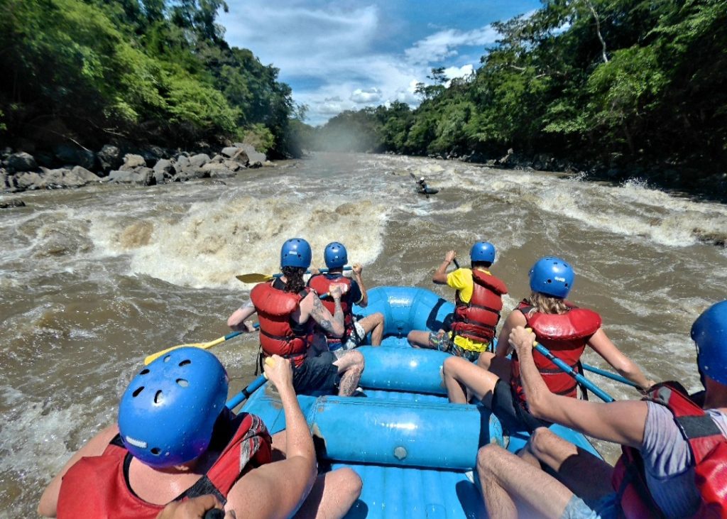Rafting near San Gil, Colombia