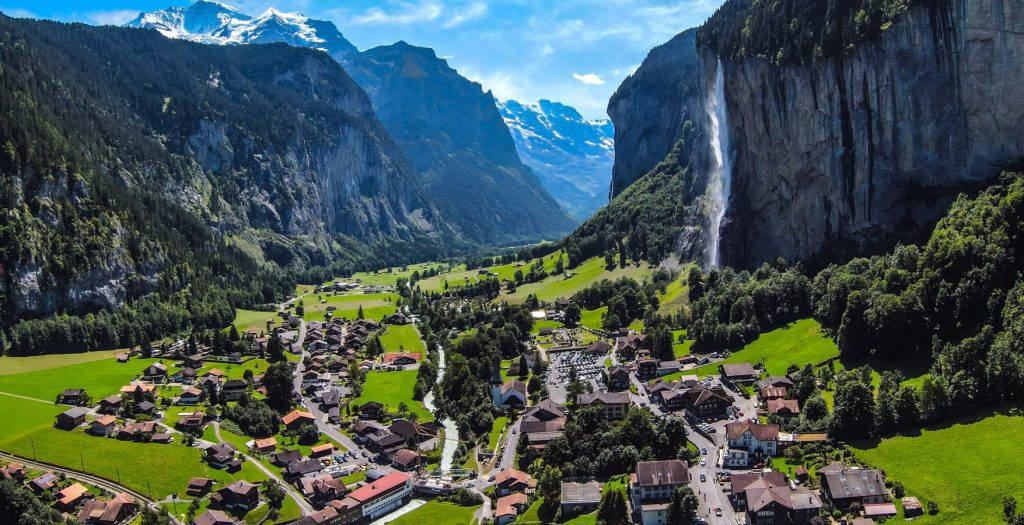 Lauterbrunnen, Switzerland, a great spot for outdoor adventures in Europe