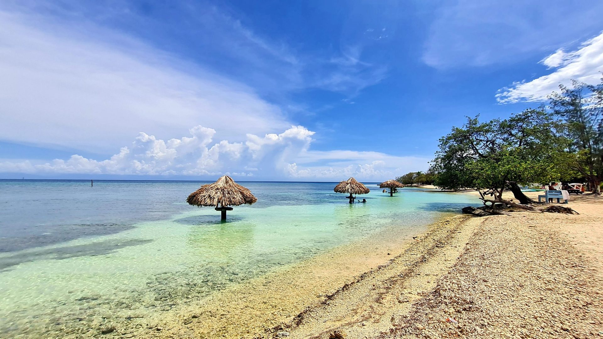 Beach in Utila, Honduras