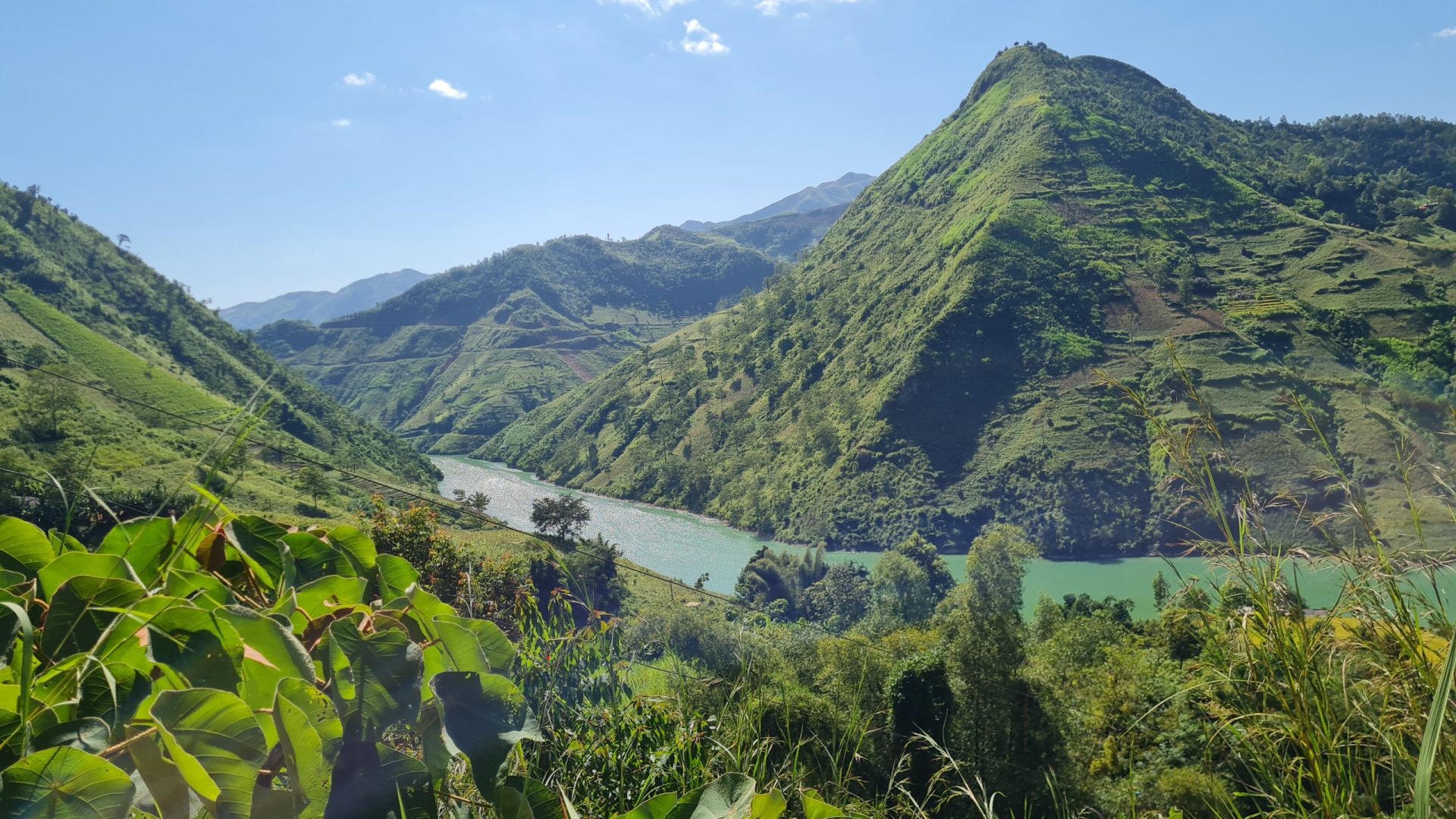 Amazing landscape pic while motorbiking in vietnam