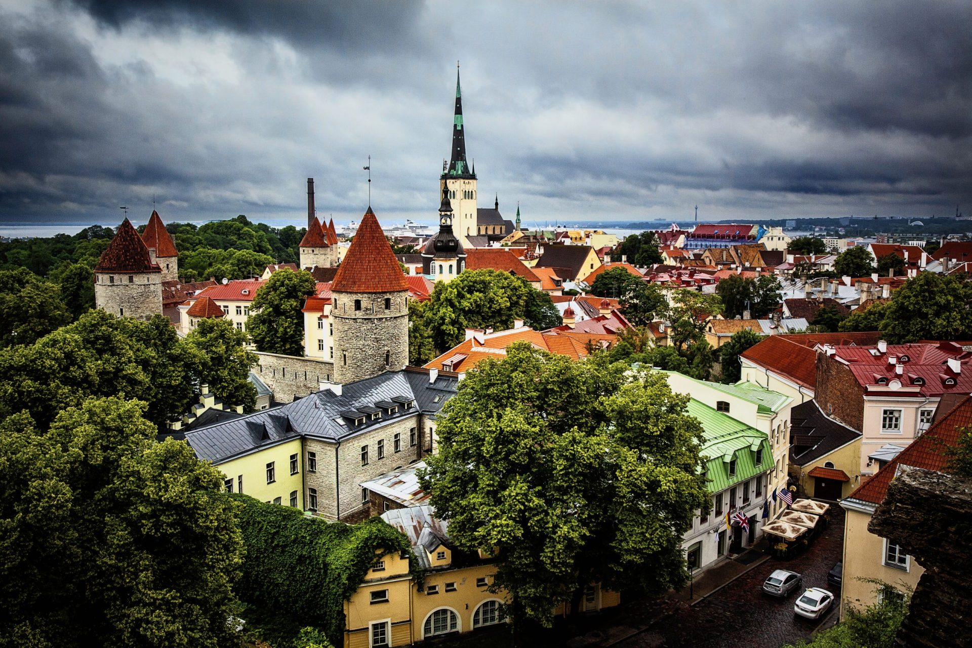 Tallinn Old Town View. One of the best party destinations in Europe