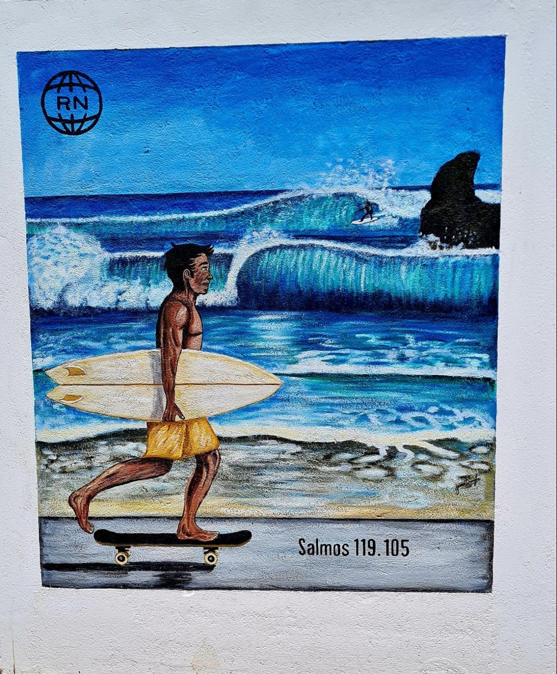 San Juan del Sur, Nicaragua- Surfing painting