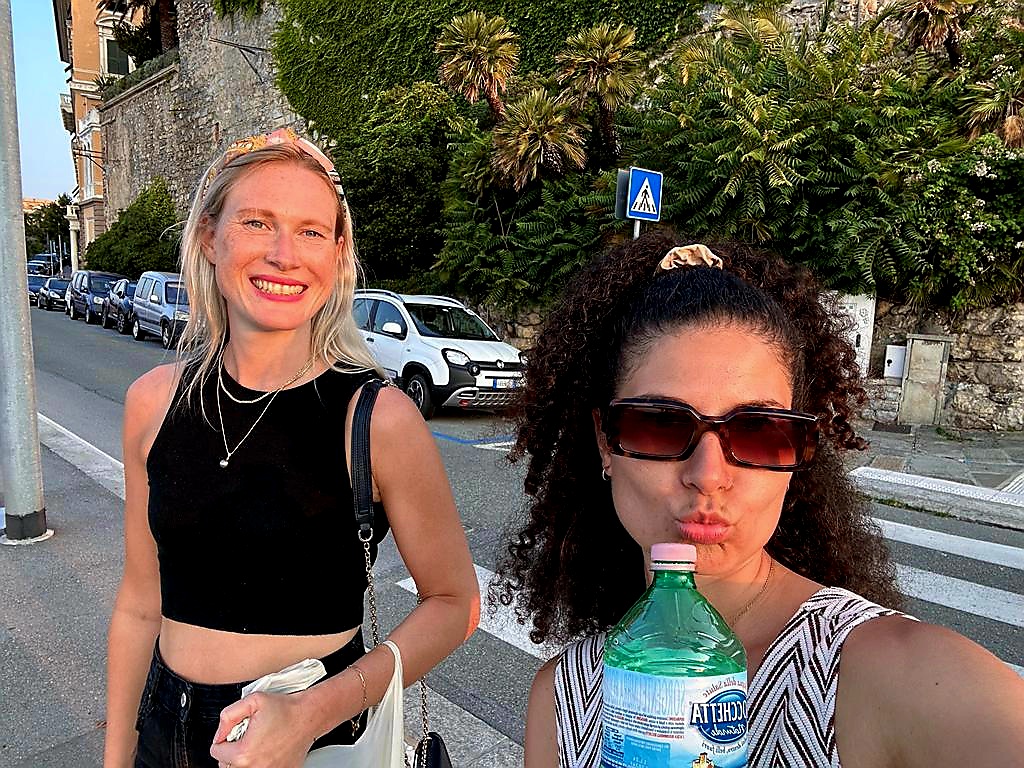 Friends in Genoa, Italy