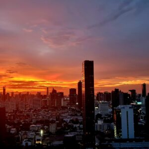 Bangkok sunset views